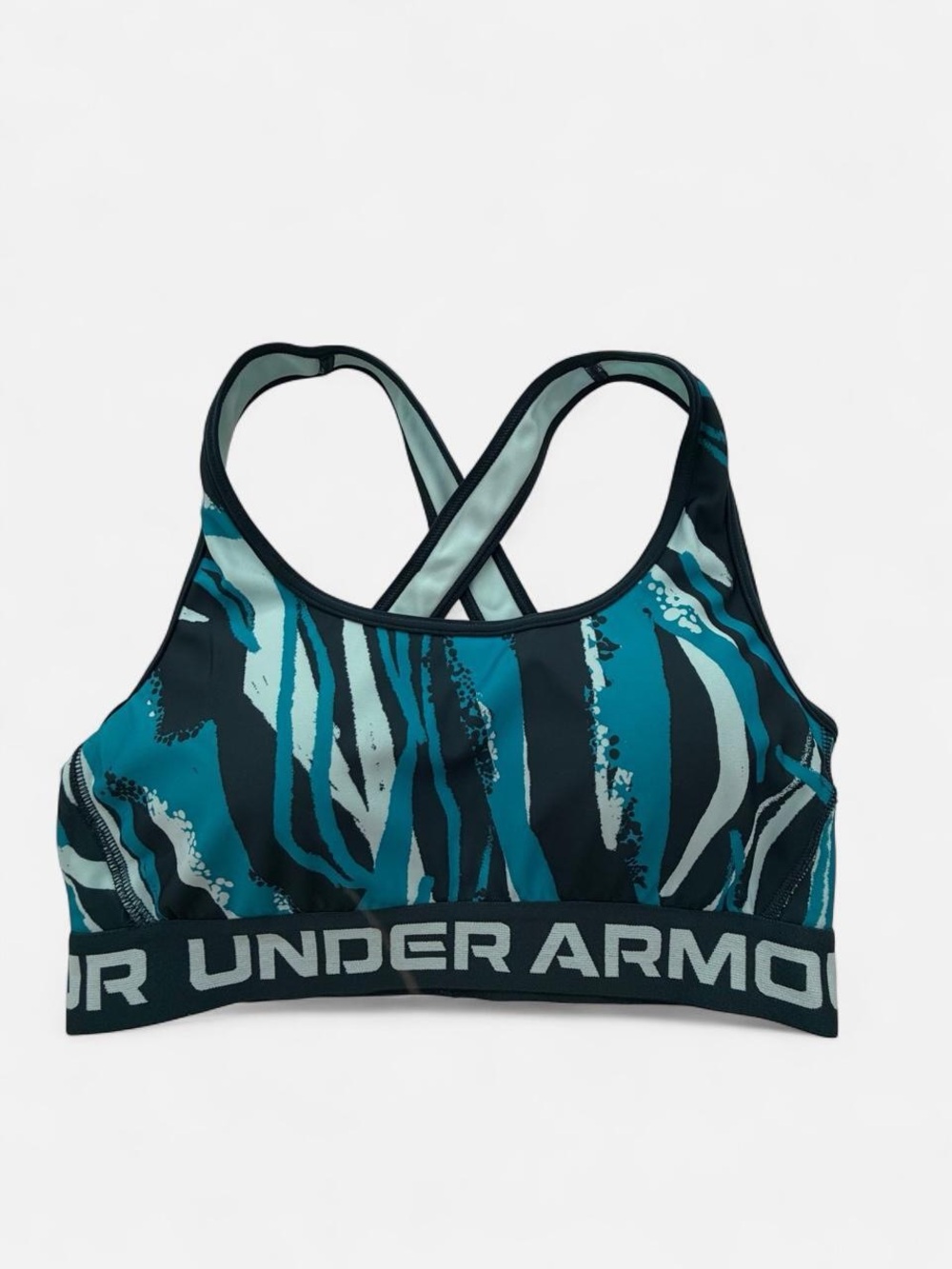 Under Armour Women’s Teal Striped Sports Bra
